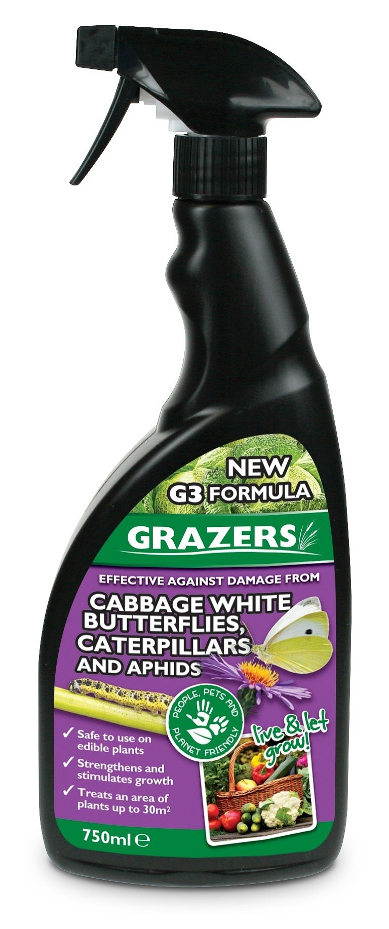 Grazers G3 Cabbage White Butterflies, Caterpillars & Aphid Repellent