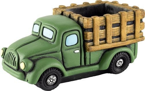 Vintage Truck Cement Planter 16.9cm