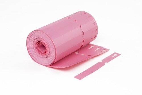 5 Inch Pink Self-Tie Lock Loop Plant Labels x 100 