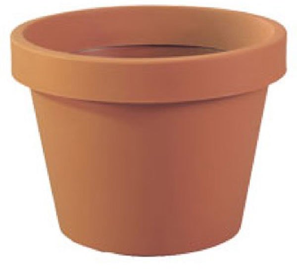 Lira Plain Plastic  Terracotta  Pot  84lt